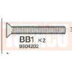 Tamiya Senkkopf-Schraube 3x23mm (2 Stk.) #9804202