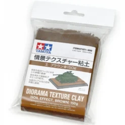 Tamiya 87221 Spachtelmasse Lehmboden/Braun 150g für Dioramabau
