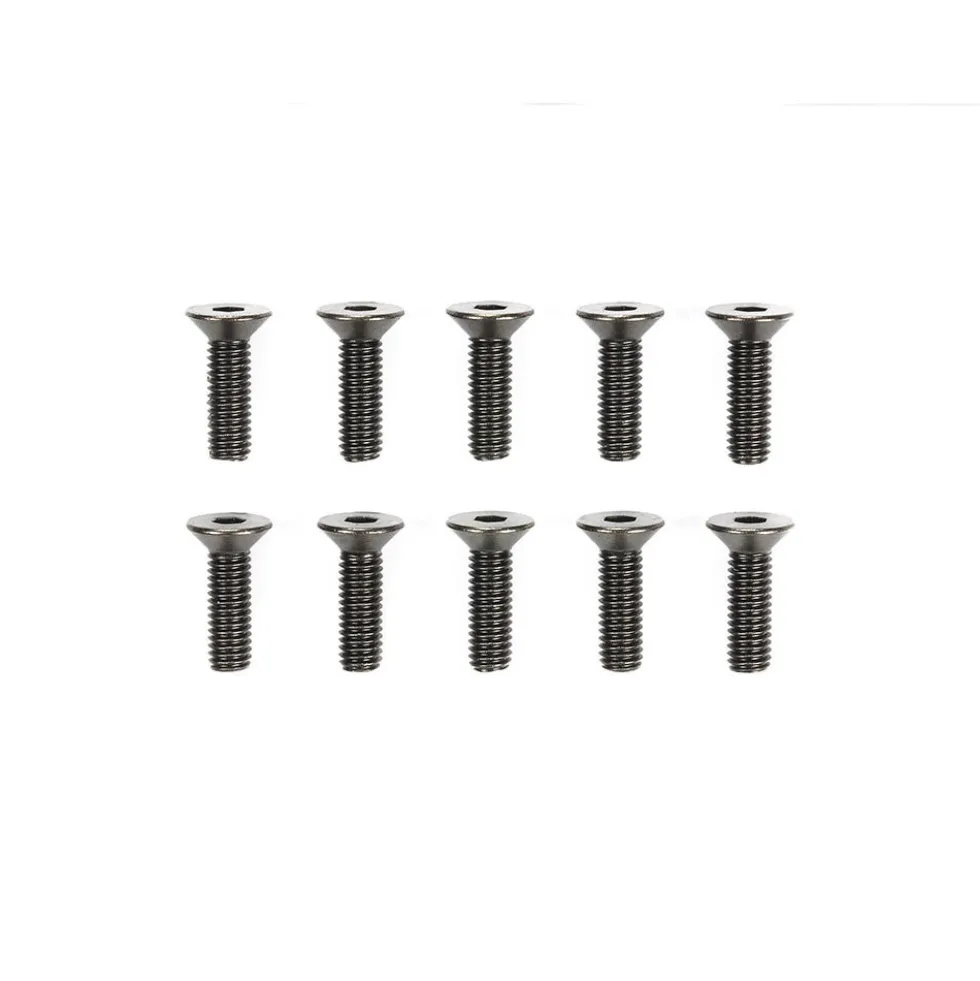 Tamiya 51629 Stahl Senkkopfschraube 3x10mm Hex (10)