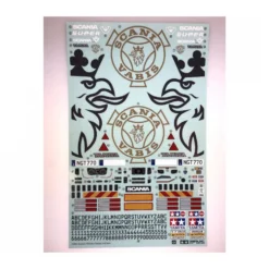 Tamiya 11421810 Sticker/Aufkleber Scania S770