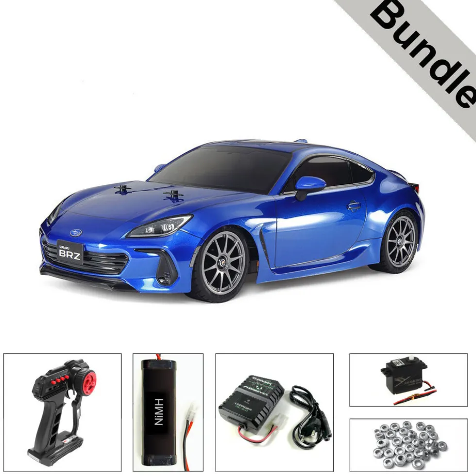 Tamiya 58702 Subaru BRZ TT-02 (2021) BUNDLE "Silber"
