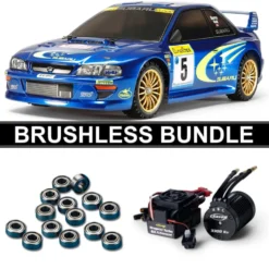 Tamiya 58631 Subaru Impreza Monte Carlo '99 TT-02 BRUSHLESS-BUNDLE