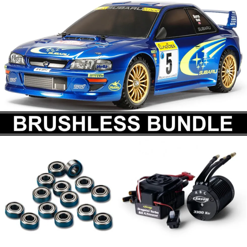 Tamiya 58631 Subaru Impreza Monte Carlo '99 TT-02 BRUSHLESS-BUNDLE
