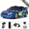 Tamiya 47372 Subaru Impreza WRC 2004 (TT-01E) BUNDLE "Silber"