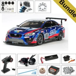 Tamiya 58645 Subaru WRX STI 24H Nürb. TT-02 BUNDLE "Gold"