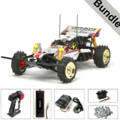 Tamiya 58517 Super Hotshot 2012 BUNDLE "Silber"