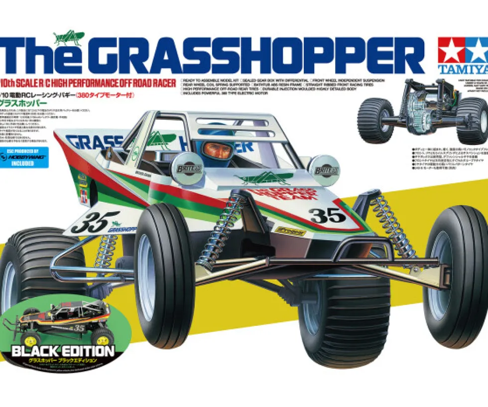 Tamiya 47522 The Grasshopper Black Edition