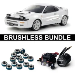Tamiya 47500 Toyota Celica GT-Four ST185 TT-02 (vorlackiert) BRUSHLESS-BUNDLE