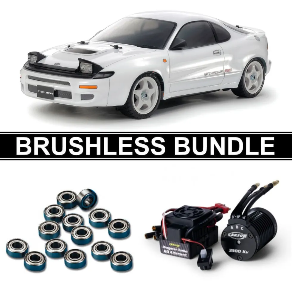 Tamiya 58730 Toyota Celica GT-Four (ST185) TT-02 BRUSHLESS-BUNDLE