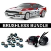 Tamiya 47491 Toyota Celica GT-Four TT-02 vorlackiert BRUSHLESS-BUNDLE