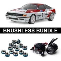 Tamiya 47491 Toyota Celica GT-Four TT-02 vorlackiert BRUSHLESS-BUNDLE