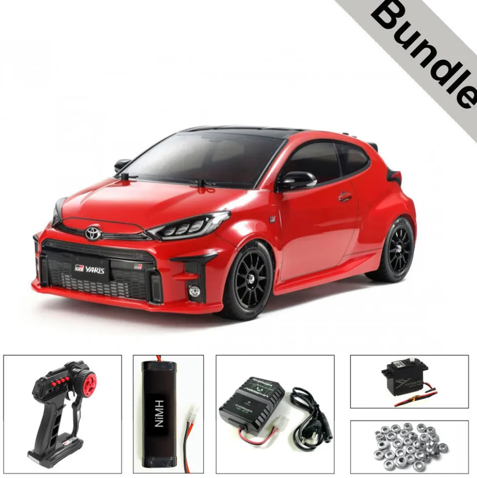 Tamiya 58684 Toyota GR Yaris (M-05) BUNDLE "Silber"