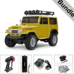Tamiya 58715 Toyota Land Cruiser 40 CC-02 BUNDLE "Silber"
