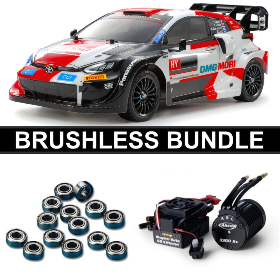 Tamiya 58716 Toyota Yaris Rally 1 Hybrid (TT-02) BRUSHLESS-BUNDLE