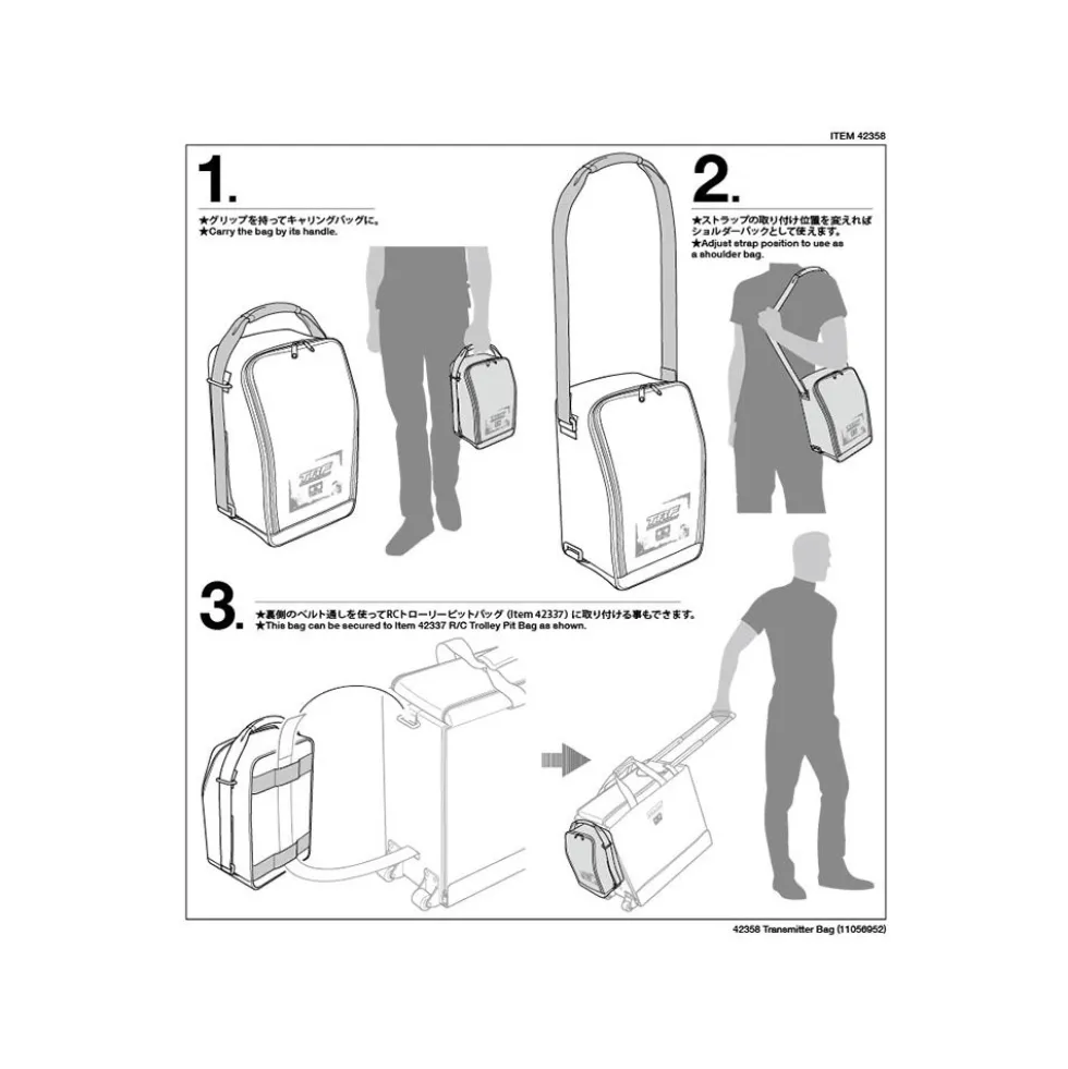 Tamiya 42358 TRF Sendertasche