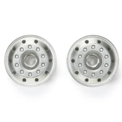 Tamiya Truckfelgen (2 Stk.) vorn (chrom matt) #56517