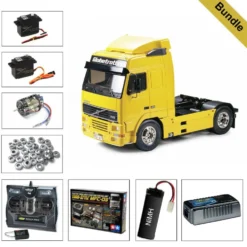 Tamiya 56312 Volvo FH12 Globetrotter BUNDLE "Gold"