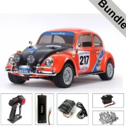 Tamiya 58650 VW Beetle Rally MF-01X BUNDLE "Silber"
