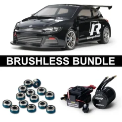 Tamiya 47452 VW Scirocco R-Line (TT-01E) vorlackiert BRUSHLESS-BUNDLE