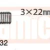 Tamiya Zylinderkopf-Schraube 3x22mm (10 Stk.) #9804332