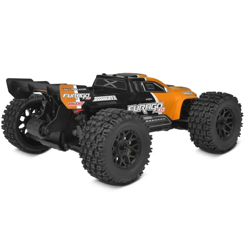 Team Corally Furago XD RTR Brushed 2S 1:12 (mit Akku + Lader) Orange
