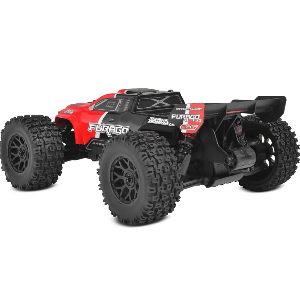 Team Corally Furago XD RTR Brushed 2S 1:12 (mit Akku + Lader) Rot