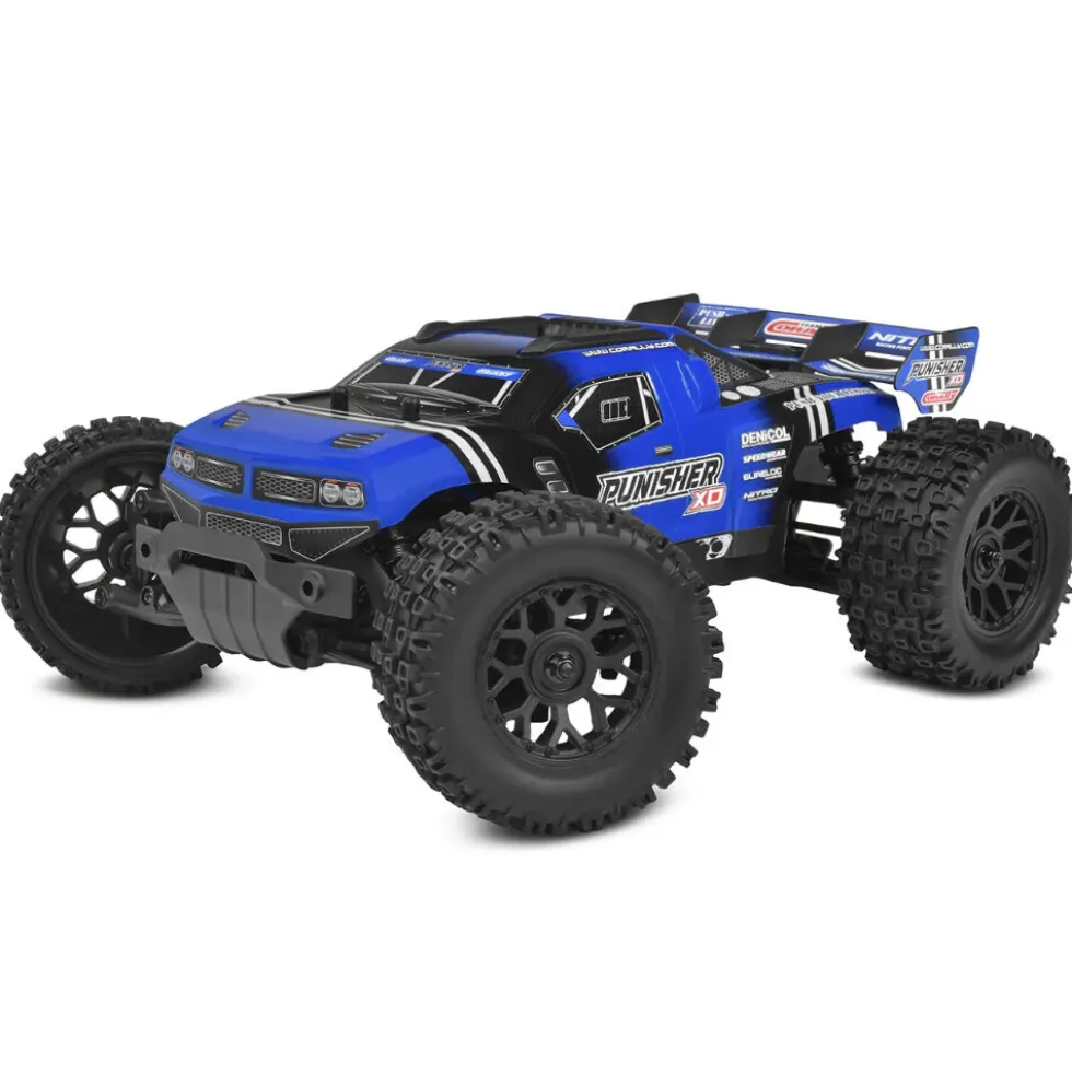 Team Corally Punisher XD RTR 1:12 Brushed 2S (mit Akku + Lader) Blau