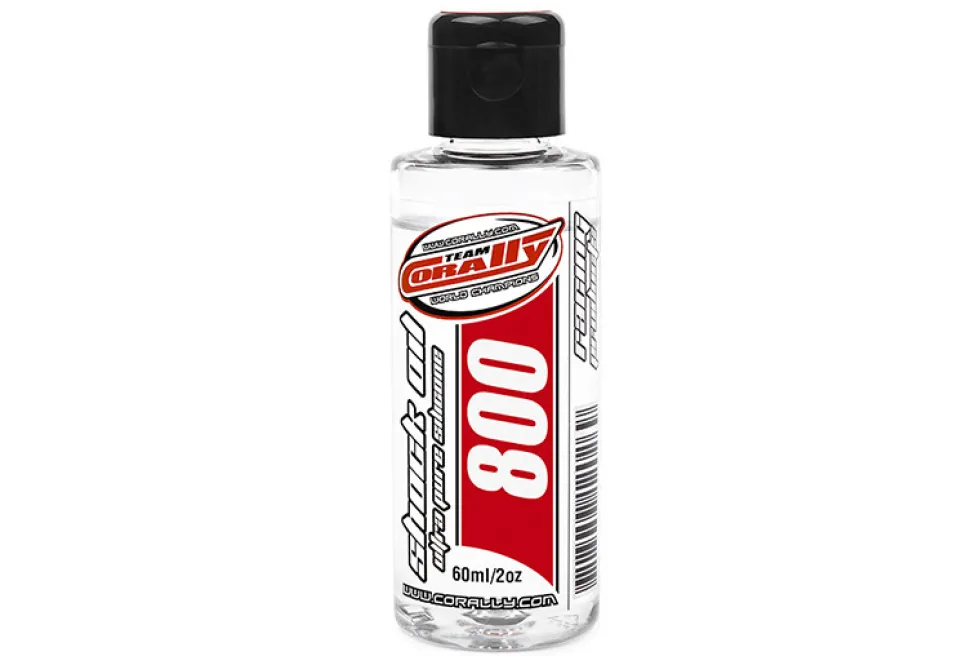Team Corally - Shock Oil - Ultra Pure Silikon Stossdämpferöl - 800 CPS - 60ml / 2oz