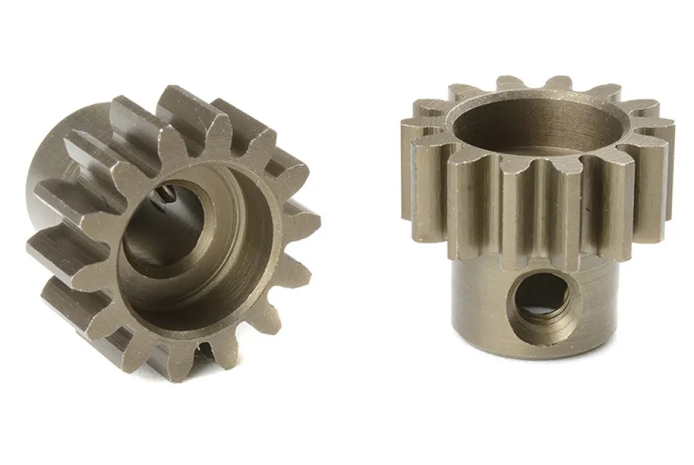 Team Corally Stahl Motorritzel gehärtet M1.0 14 Zähne Welle 5mm