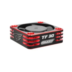 Team Corally Ultra High Speed Cooling Fan / Lüfter TF-30 30mm Black/Red