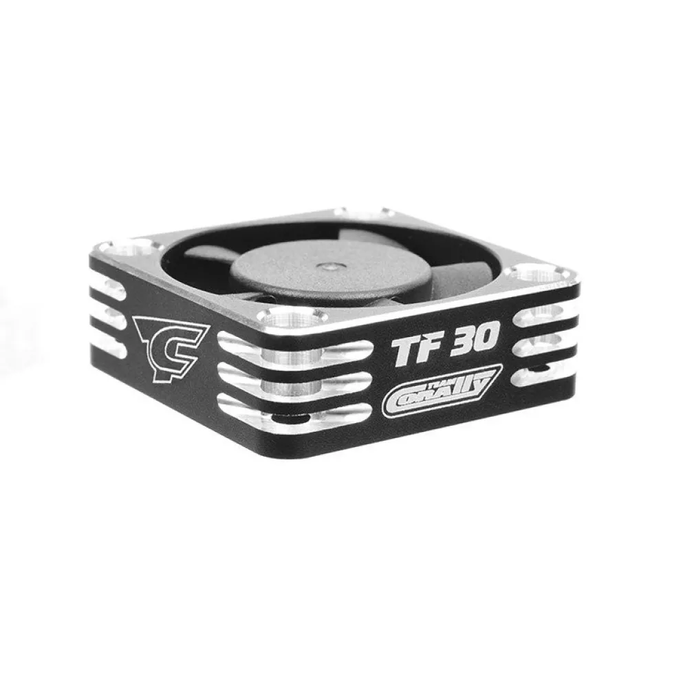 Team Corally Ultra High Speed Cooling Fan/Lüfter TF-30 30mm Black/Silver