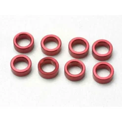 Traxxas 5133 Alu Distanzhülsen rot für Pushrod (8)
