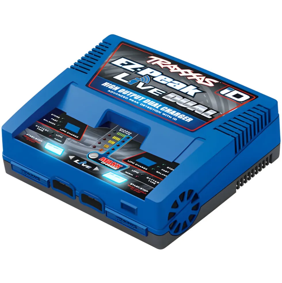 Traxxas 2973G Dual EZ-Peak Live 200W NiMH/Lipo Schnell-Lader iD