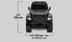 Traxxas TRX-6 RC Hauler Truck 6x6 RTR mit Winde ohne Akku/Lader Schwarz
