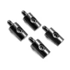 Xtra Speed Alu Body Mount für Tamiya Lunch Box Schwarz