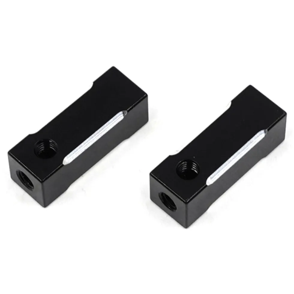 Xtra Speed Alu Servo Stays (2) Schwarz für Tamiya Top Force / Super Astute / Grasshopper / Egress / Fighting Buggy
