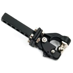 Xtra Speed Anhängerkupplung / Trailer Hitch für Traxxas TRX-4 SCX10 Schwarz