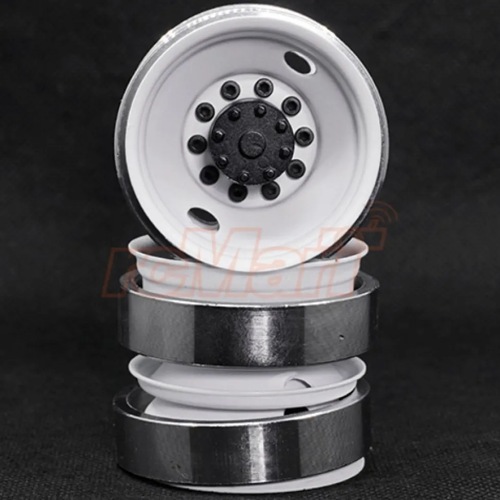Xtra Speed Beadlock Felge hinten (2) für Tamiya 1:14 Trucks
