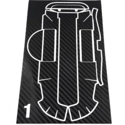 Xtra Speed Carbon Design Aufkleber für Futaba T10PX