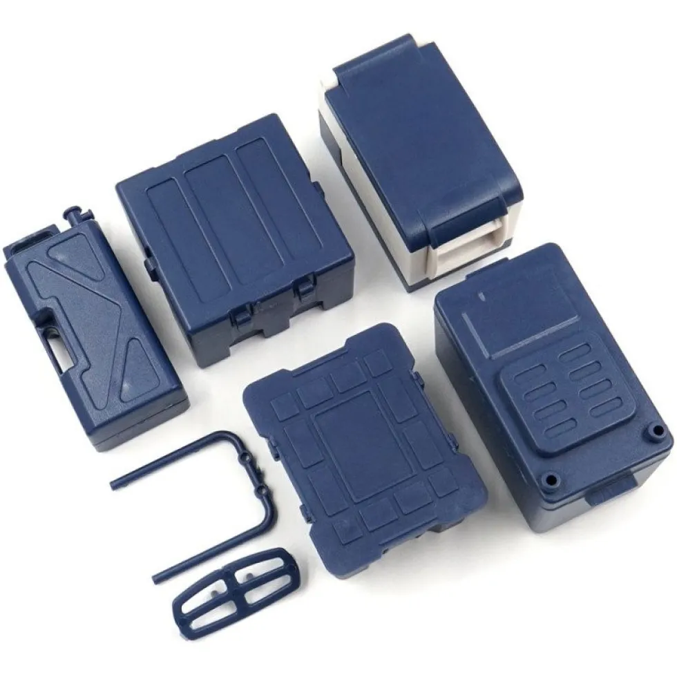 Xtra Speed Kühlbox, Kanister und Boxen Scale Crawler Zubehör 1:10 blau