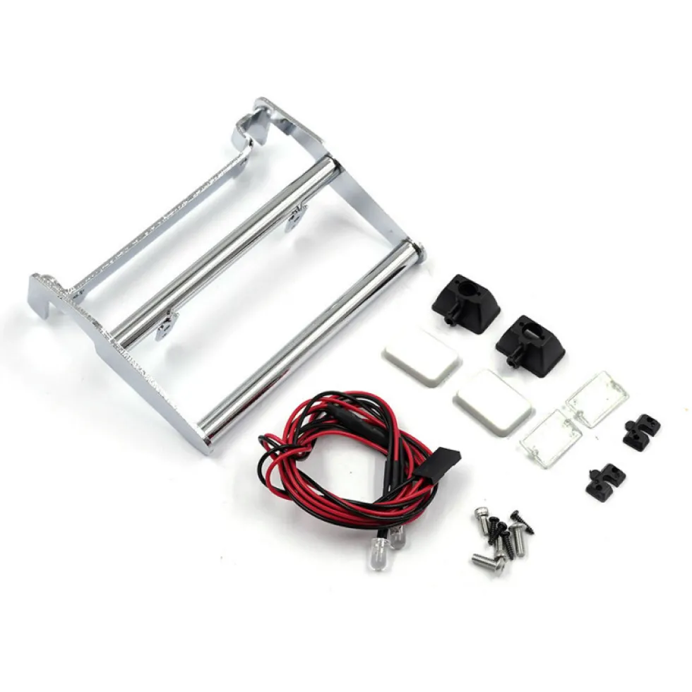 Xtra Speed Metal Front Bumper mit LED für Traxxas TRX-4 Bronco