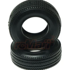 Xtra Speed Reifen Hartgummi 28 mm breit mit Einlagen (2) für Tamiya 1:14 Trucks