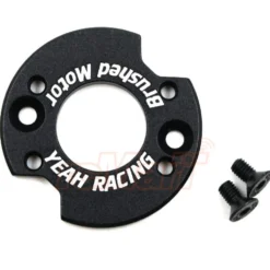Yeah Racing Alu Adapter für Brushed Motoren Schwarz