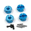 Yeah Racing Alu Aluminum Hex Adaptor Set 12x5.5mm Blau