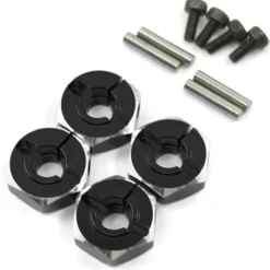 Yeah Racing Alu Aluminum Hex Adaptor Set 12x5.5mm Schwarz