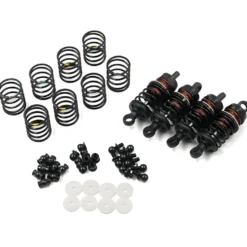 Yeah Racing Alu Big Bore Go 50mm Dämpfer (4) schwarz