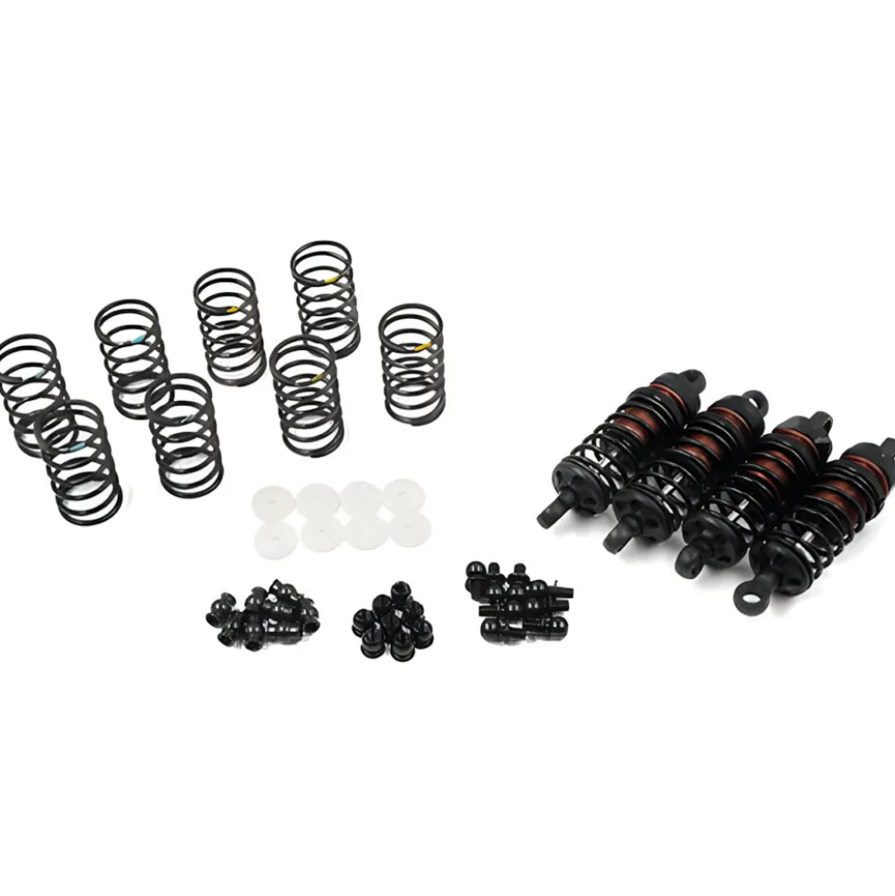 Yeah Racing Alu Big Bore Go 60mm Dämpfer (4) schwarz