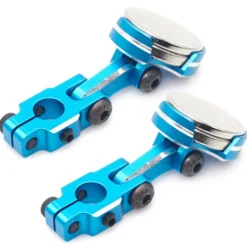 Yeah Racing Alu CNC Karosseriehalterung magnetisch (2) blau