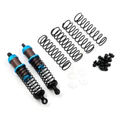 Yeah Racing Alu Dämpfer Big Bore Go 90mm (2) blau