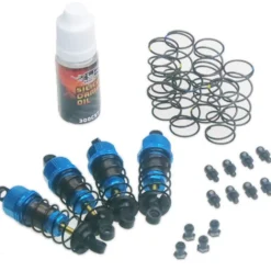 Yeah Racing Alu Dämpfer-Satz 60mm (4 Stk., blau)